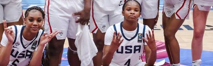 美国U16女篮狂胜波多黎各100分 造成对方48次失误