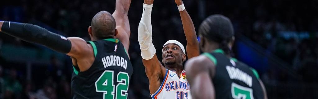 SGA万分里程碑塔图姆33+8+8 雷霆赛季双杀绿军