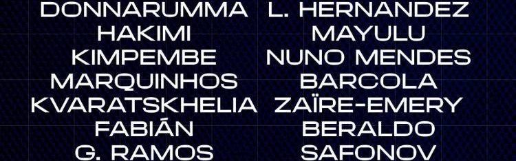 巴黎客战阿森纳名单：登贝莱领衔，阿什拉夫、K77在列&amp;姆巴耶回归