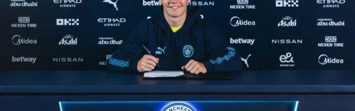 官方：曼城签18岁天才中场尼潘 转会费1500万欧合同5年