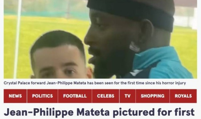 此前头部严重受伤，镜报：水晶宫前锋马特塔恢复训练